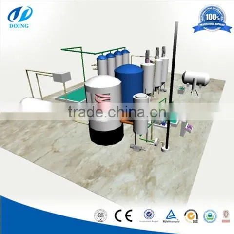 DOING Oil Distillation Machine for Refining Tire/plastic Pyrolysis Oil to Diesel photo-6