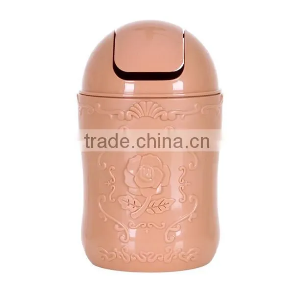 Plastic Desktop Mini Trash Bin Trash Can Used for Car Dustbin photo-5