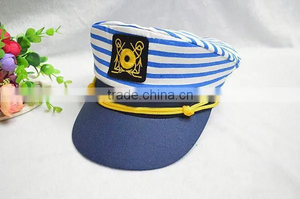 Promotional Black Captain Hats In YiWu photo-2