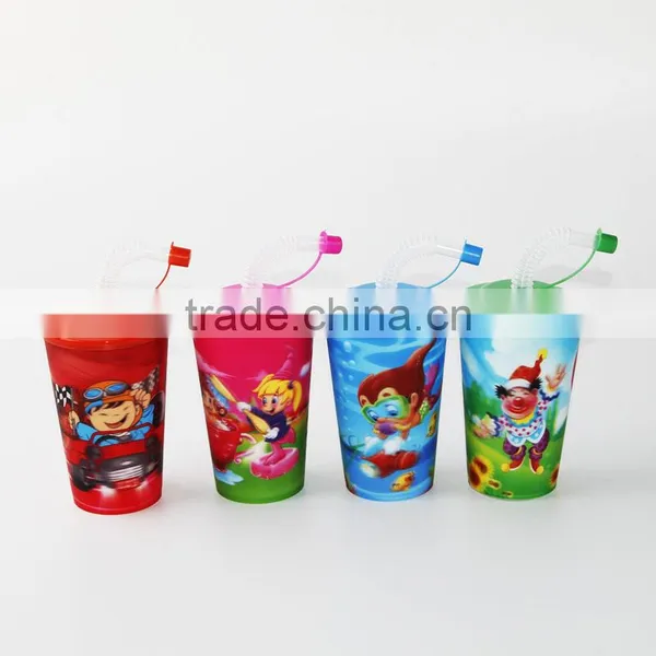 3D Design Plastic Cartoon Cup for Kids photo-2