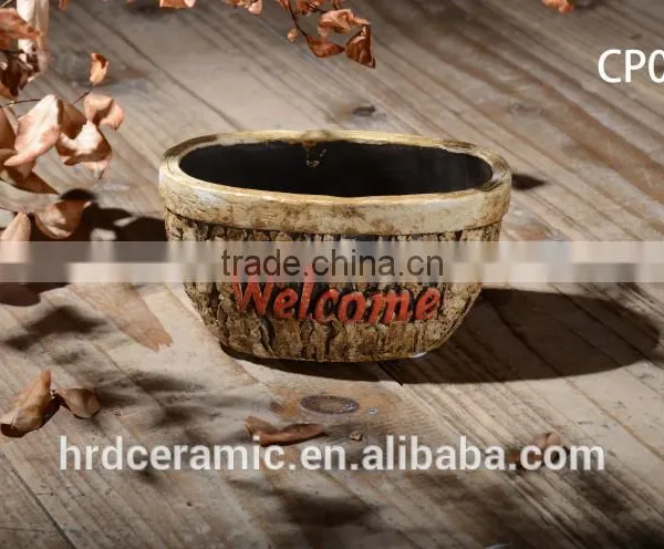 Hot Sale Novelty / Unique Cement Indoor Plant Pot photo-2