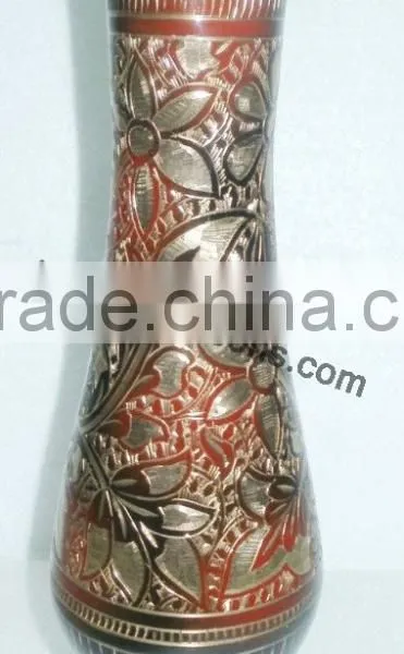 Home Decorative Silver Metal Flower Vase photo-3