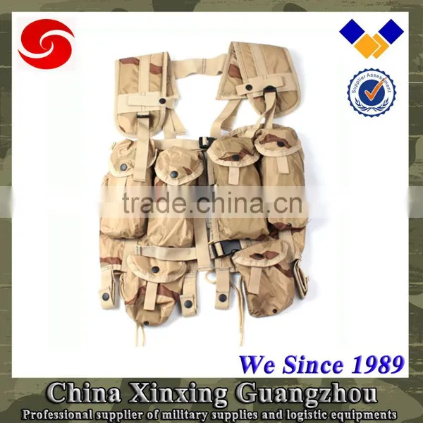 Desert Army Tactical Gear Outdoor Airsoft Hunting Shooting Vest