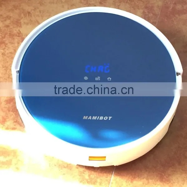 2017 High End Gyroscope Navigation Wet Mopping Vacuum Robotic Cleaner