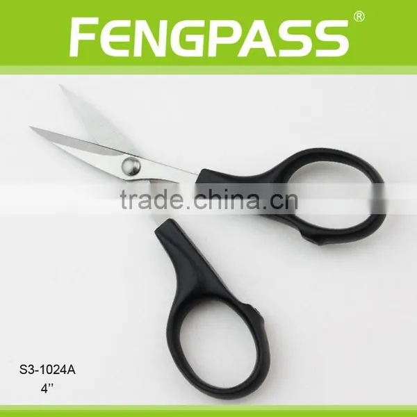 S3-1024A 4" Inch 2CR13 Stainless Steel With PP Handle Hair Beauty Scissors photo-2