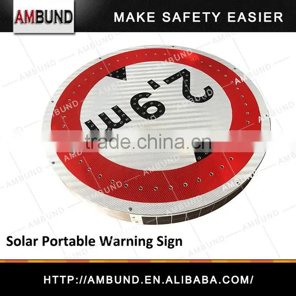 Portable Aluminum Traffic Solar Led Sign photo-3