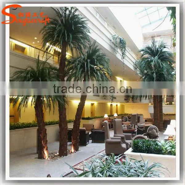 Latest Design All Kinds of Decorative Metal Palm Trees Canada Artificial Plastic Palm Tree photo-6