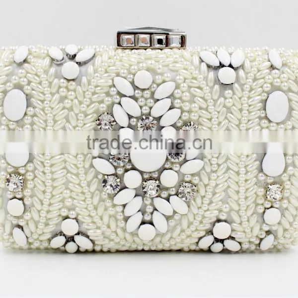Vintage Style Crystal Stone Evening Bag photo-3