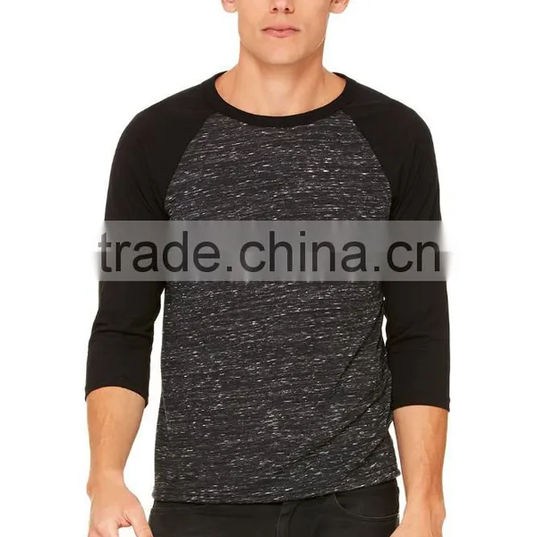Men Fashion Baseball Jersey Wholesale Raglan T Shirt, Raglan Tees, Raglan T-shirt photo-4