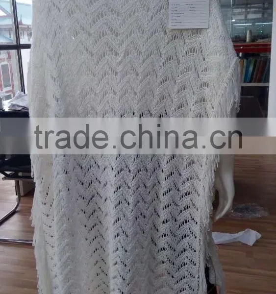 Wholesale Custom Fashion Apparel Woman Beautiful Wrap Front Cardigan Tassel Fringe Trim Designer Cardigan Sweater New Arrival photo-5