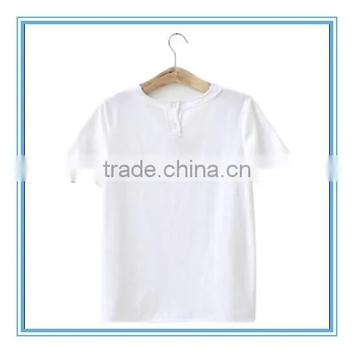 Casual Short Sleeve Viscose Spandex White Plain Design T Shirt For Women photo-2