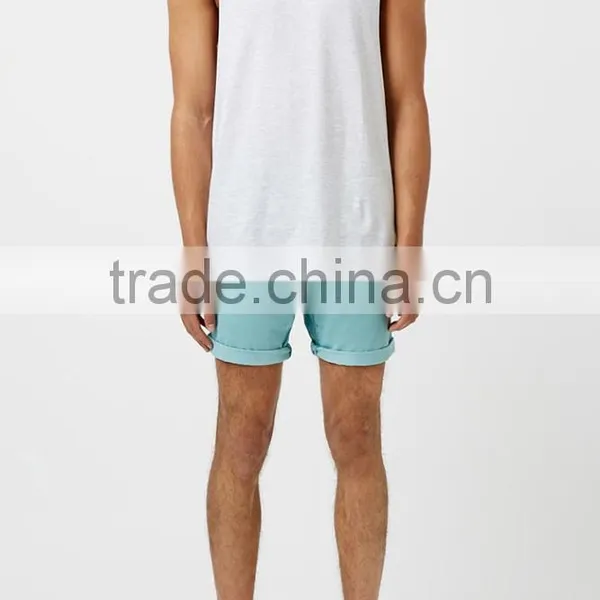 Casual White Classic Workout Tank Tops photo-2