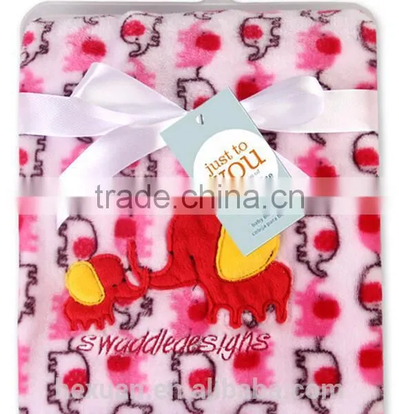 100 Polyester Super Cute Printed Cartoon Crochet Baby Blanket Coral Fleece Wholesaler China Factory photo-5