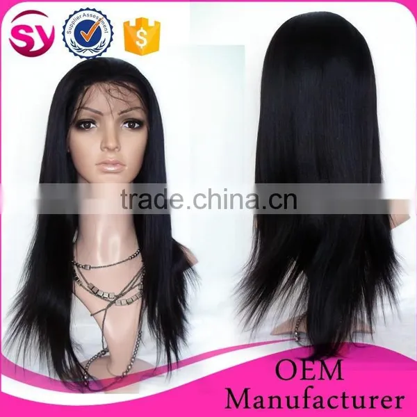2016 New 10"-26" 100% Human Hair Full Lace Wig, Brazilian Human Hair Wig, Lace Front Wig Brazilian Human Hair With Baby Hair photo-5