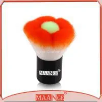 MAANGE Color Shine Green Flower Cosmetic Blush Brush