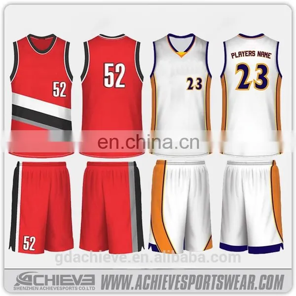 Wholesale Custom Euroleague Basketball Jersey Uniform Design Color Red photo-2