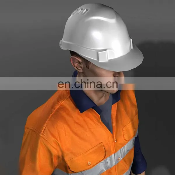 hi Vis Long Sleeve Safety Work Suit With Reflective Tape for Mining photo-3