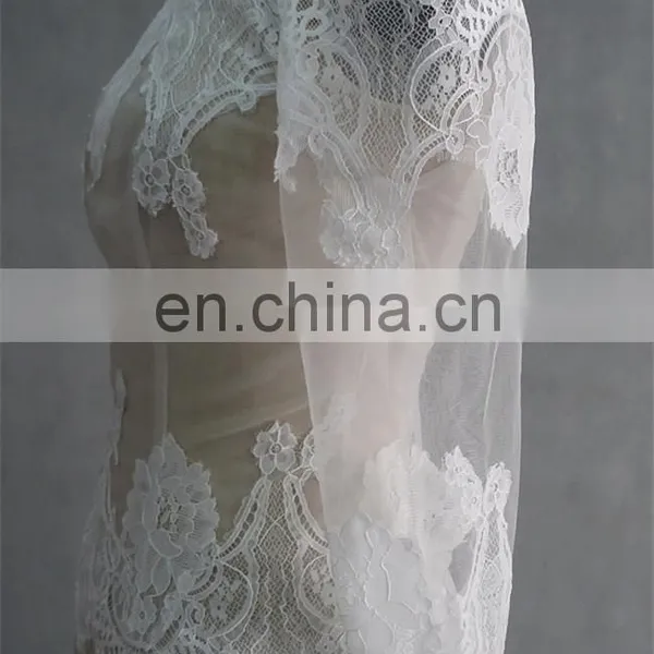 Plus Size Lace Up Back Short Sleeve Lace Applique Off Shoulder Lace Top photo-4