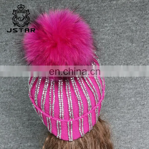 Best Choose New Wool Knitted Pompom Fashion Beanie Knit Hat photo-3