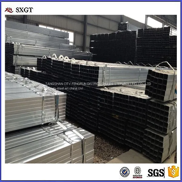 Made in China AISI Cold Rolled Rectangle Tube 50mm Galvanized Steel Pipe Construction Structure photo-3