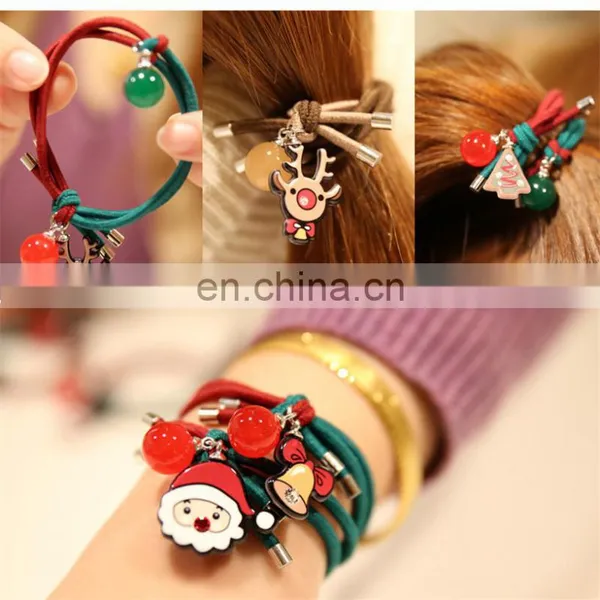 Hot Selling Fashion Ladies Chirstmas Hair Rope photo-3