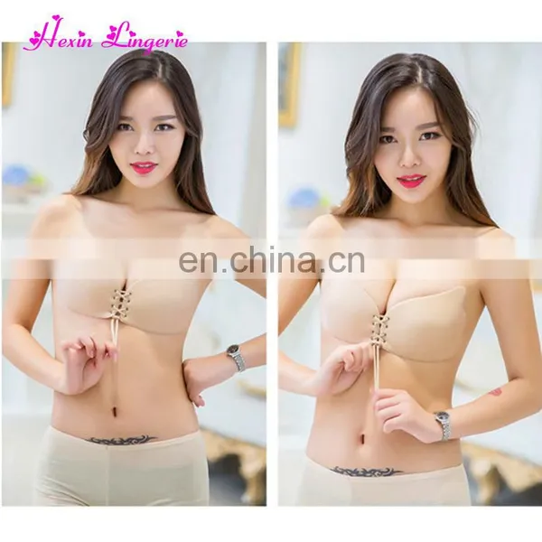 Magic Design Strapless Hot Girl Sexy Push Up Bra photo-5