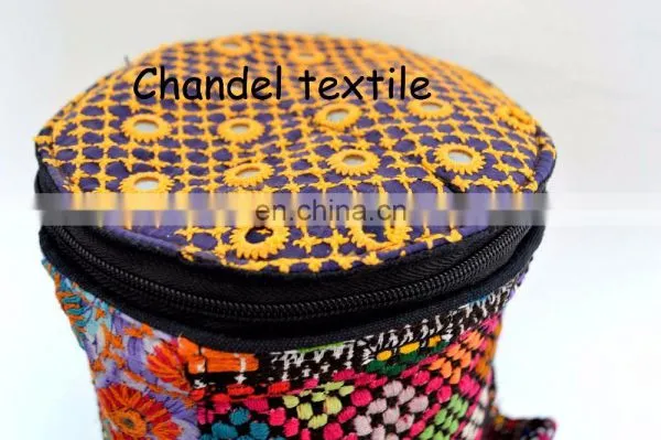 Yoga Mat Bag One of a Kind - Handmade Bag Cross Body Purse Banjara Style Yoga Bag Yoga Met Bag Ethnic Hand Embroidered Vintage photo-2