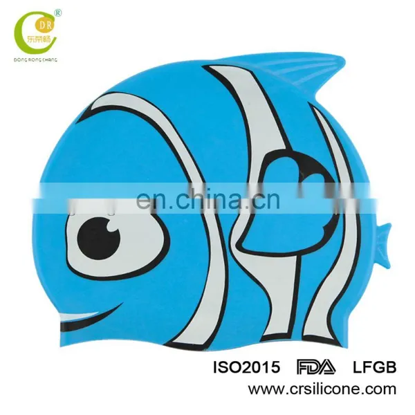 Custom Swim Cap,New Design Swimming Cap/Swim Hat Printed Logo Is Available photo-3