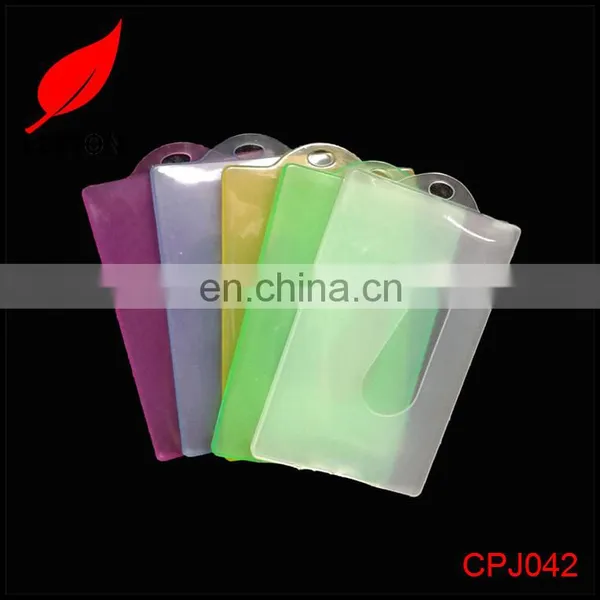 Factory Supply Custom Colorful Rigid Strong ID Card Holder for School photo-5
