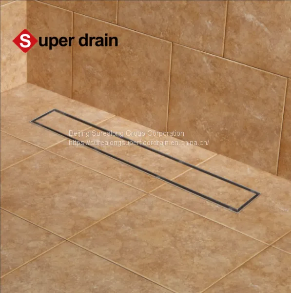 Bathroom Long Linear Premium Quality 304 Stainless Steel Strip Automatic Drainage Shower Floor Drain photo-5