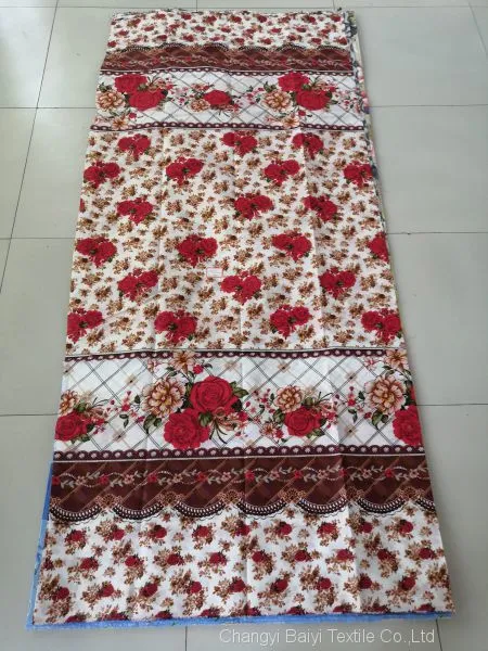 Chinese Factory 100% Polyester Dispersed Microfiber Printed Bed Sheet Fabric photo-2