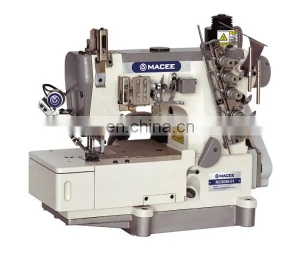 8068-01DB AUTOMATIC CUT-YARN FLAT INTERLOCK SEWING MACHINE(FOUR NEEDLE SIX THREAD)