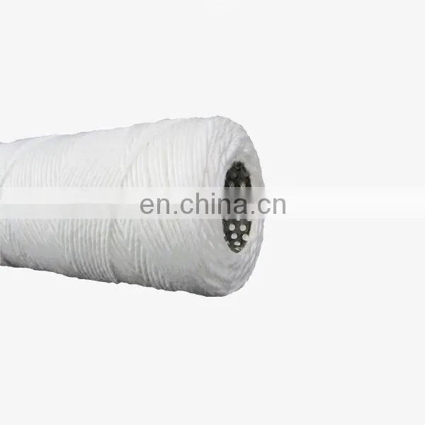 10" PP Cotton String Wire Wound Bulk Water Filter Cartridge photo-3