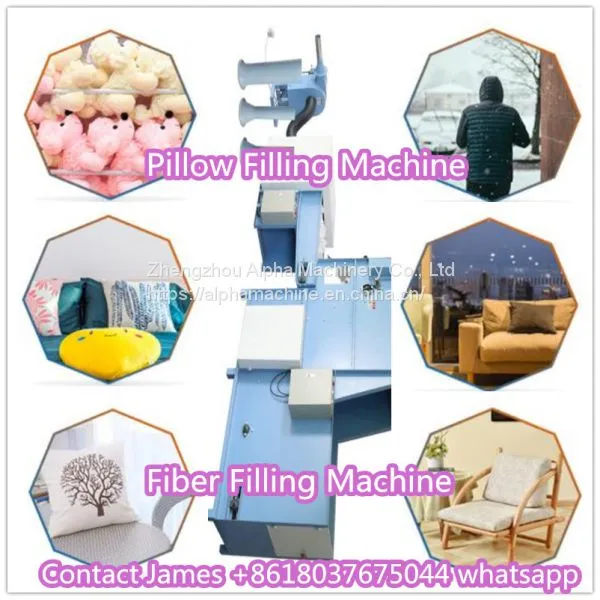 Textile Cotton Pillow Filling Machine Cotton Printed Fabric Processing Line photo-3