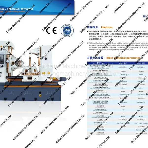 High Quaility Y31160 Gear Hobbing Machine for Sale From Dalian Zhuanghe photo-5