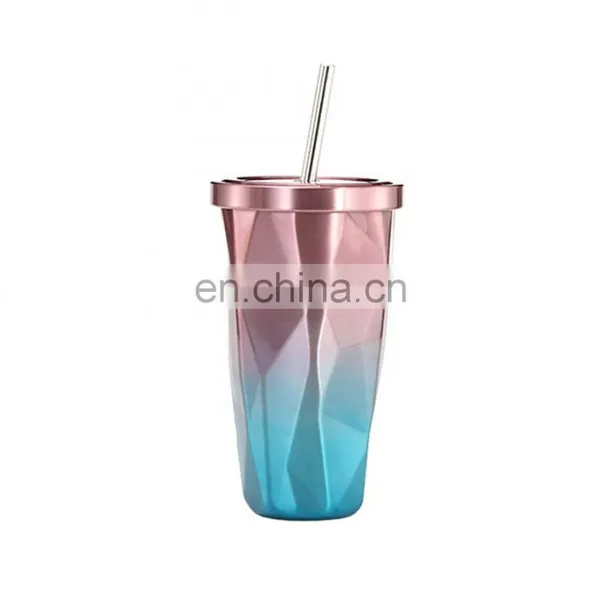 Customized Stainless Steel 17OZ Coffee Mug Tumbler Cups With Straw And Lid For Bulk Purchase photo-4