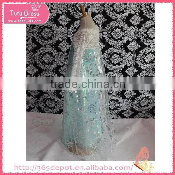 1-9 Years Kids Dance Costumes Long Sleeves Dress for Party photo-2