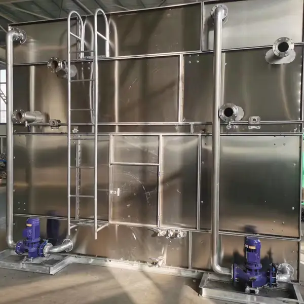 Frp Fan Blades Cooling Tower Pvc Material Closed Fill Type Durable In Use 60t Industrial photo-3