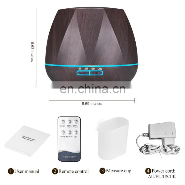 Amazon Hot Selling Home Appliance Air Ultrasonic Humidifier Essential Oil Diffuser Air Humidifier photo-3