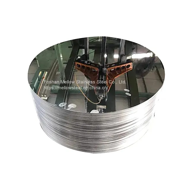 Mellow Cold Rolled 201/304 With 2B/BA Finish Stainless Steel Circle for Cookware photo-5