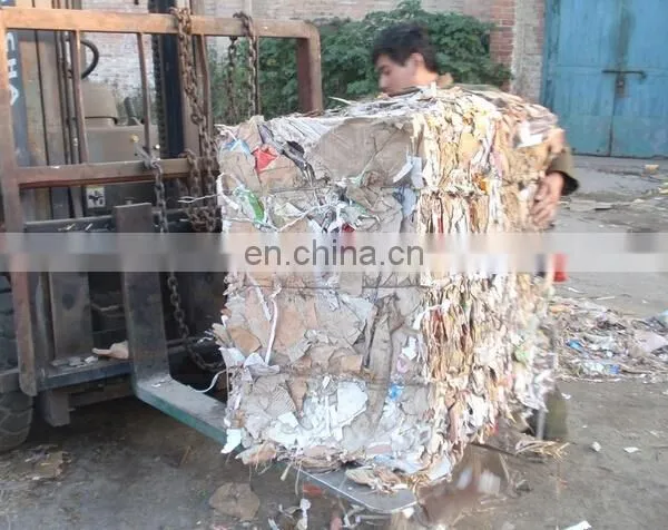 Vertical Vacuum Cardboard Baler Paper Baler Waste Cloth Baler photo-5