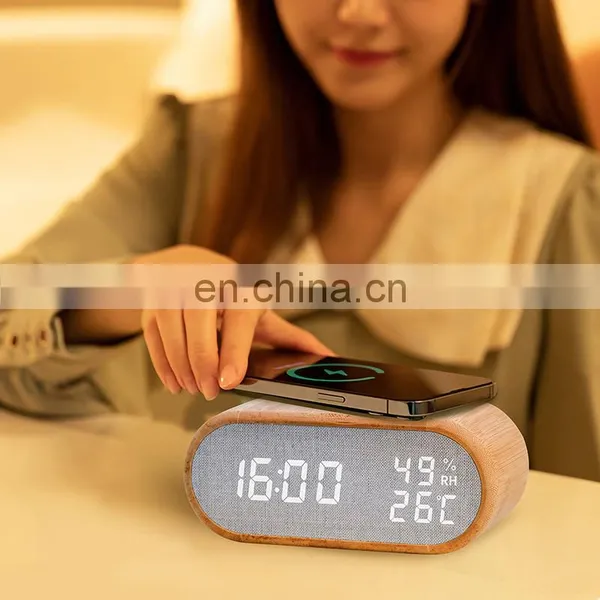 Women Ladies Fuzhou Children's Wood Sleep Trainer Desk Digital Other Time Day Decorative Table Clock Supplies photo-2