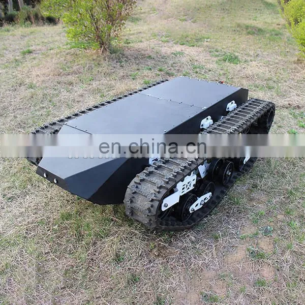 All Terrian 200kg Load Crawler Platform Robot Rubber Track Chassis photo-2
