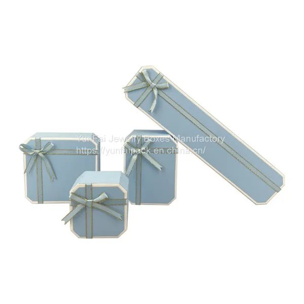 OCTAGONAL FLOWER LEATHER JEWELRY BOX photo-2