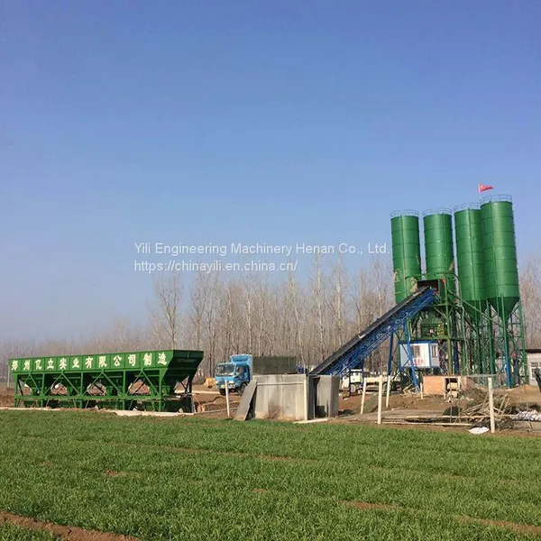 Belt Type High Efficiency Ready Mixed Concrete Batching Plant Mixing Station
