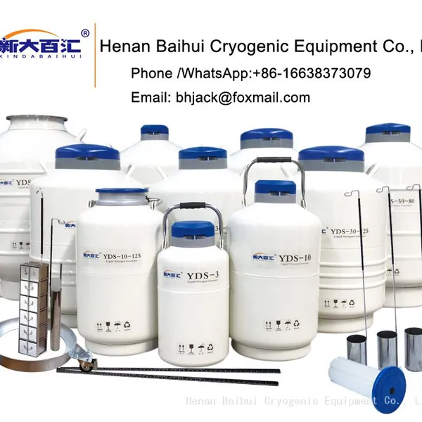 New Products Liquid Nitrogen Container Vessel Temperature Cooling Laboratory 5liter 200mm Easy Operate Sample Cooling and Grinding photo-4