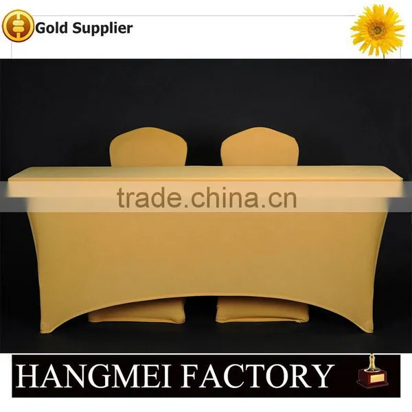 Spandex Table Cloth Polyester Banquet Wedding Cheap Table Cloth photo-4