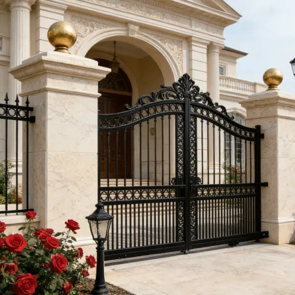 Factory Direct Sale Highly Popular Galvanized Steel Fence High-quality Anti-corrosion Outdoor Safety Fence for Household Roads photo-5