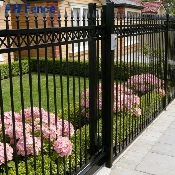 Decorative yet Durable Galvanized Fencing | Combines Ornamental Design Elements with the Long-lasting Strength of Hot-dip Steel