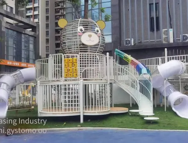 Customized Large Stainless Steel Slides for Outdoor Children's Playground Facilities in Residential Areas and Kindergartens photo-3